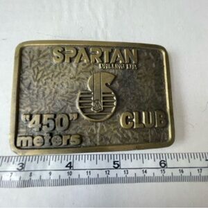 Vintage Spartan Drilling belt buckle.